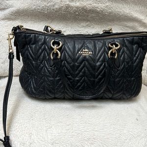 Black coach bag
